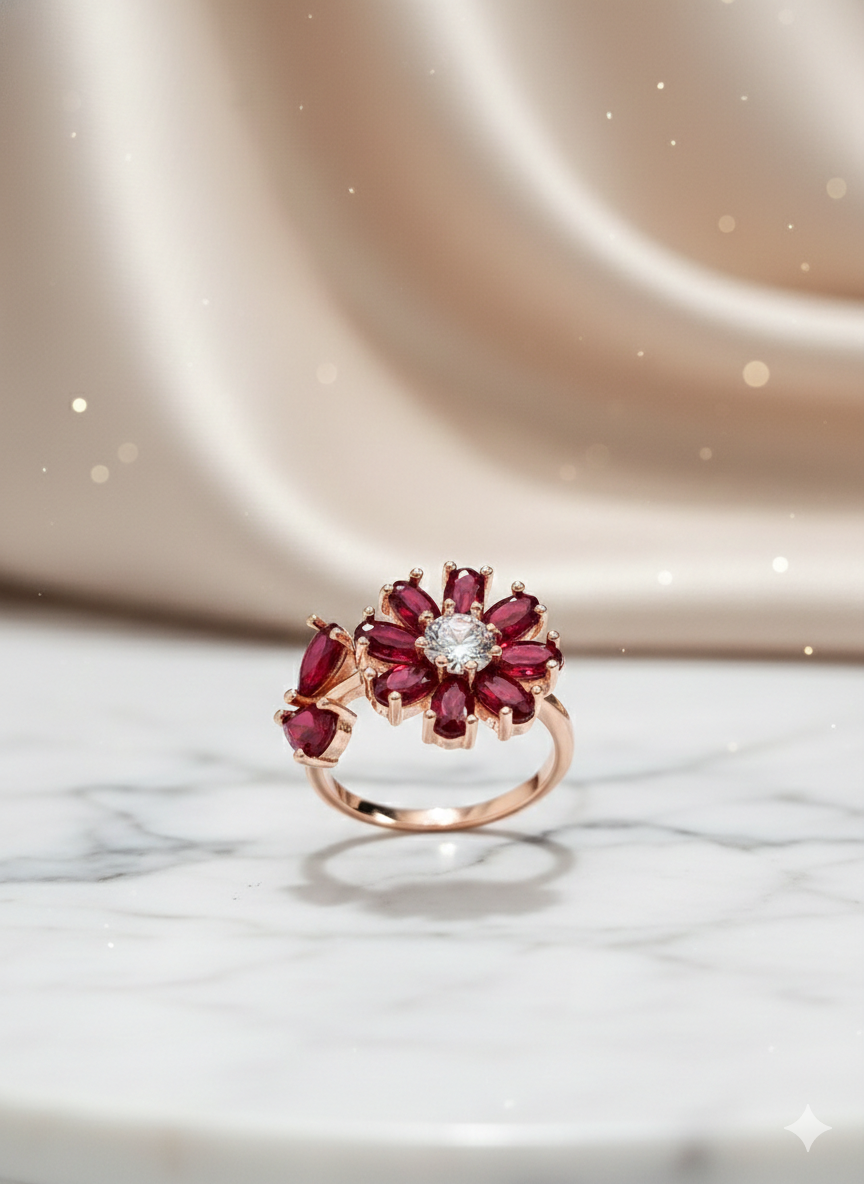Eternal Bloom Floral Ring